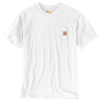 Carhartt Work in Progress Workw Pocket S/S T-Shirt f&uuml;r Herren | wei&szlig;
