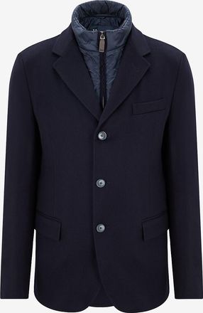 Herno Kurzer Flanellmantel mit Brusttasche