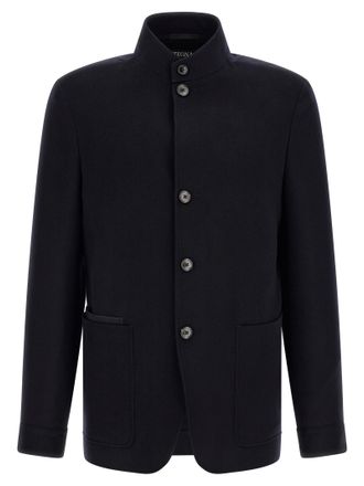 Ermenegildo Zegna Cashmere Full-Length Mens Jacket