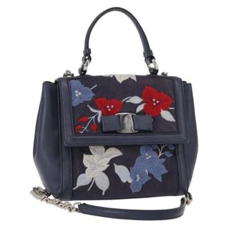 Ferragamo Pre-owned Handbags, female, Multicolor, Size: ONE SIZE Pre-owned Handbag