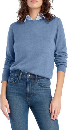 Favorite Daughter Cashmere Crewneck Sweater in River Blue at Nordstrom, Size X-Large