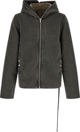 Rick Owens Dark Grey Hood Jacket
