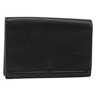 Louis Vuitton Portafoglio a tracolla in pelle Pre-owned - - Pre-owned - Donna - Nero - ONE SIZE