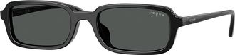 Vogue Eyewear VO5666SF Asian Fit W44/87 Womens Sunglasses Black Size 53