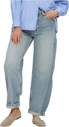 Circle Of Trust Dames, Jeans, Blauw, Maat: W26 Katoen
