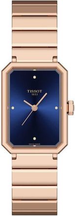 Tissot SRV Diamond Bracelet Watch, 30mm x 21.8mm in Blue at Nordstrom