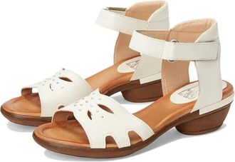 Miz Mooz Womens Miz Mooz Corelia Sandals Linen Leather Adjustable Strap HAWK046