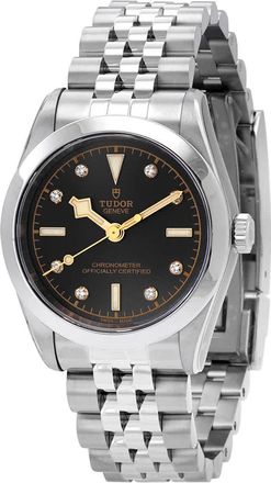 Tudor Black Bay Automatic Diamond Anthracite Dial Ladies Watch M79600-0004