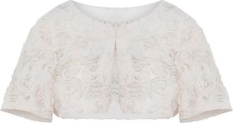 Unreal Fur Giacca con applicazione - Bianco