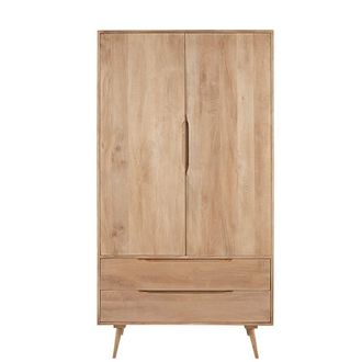 Maisons du monde Armario de 2 puertas de mango macizo de 100 cm