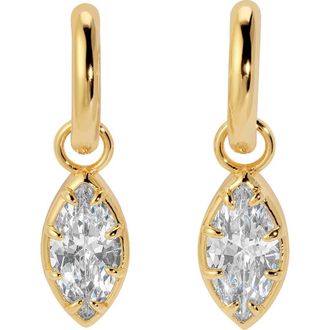 Lili Claspe Estelle Marquise Drop Earrings in Gold at Nordstrom