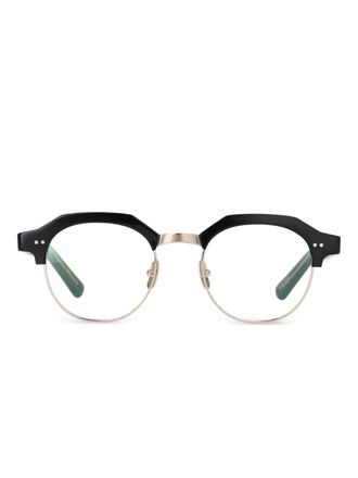 Yellows Plus Russel bril met rond montuur - Zwart