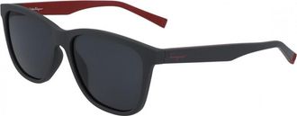 Ferragamo Mens SF998S 57 038 Fashion Sunglasses - Grey - One Size