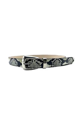 Khaite Benny Belt In Python Embossed