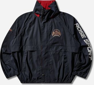 Martine Rose Waxed Anorak Blue Navy