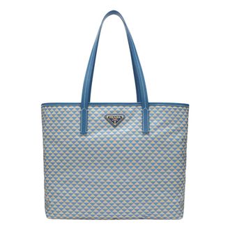 Prada Tote Bags, female, Blue, Size: ONE SIZE Media Shopping Bag
