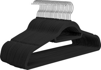 OEM Juego De 30 Perchas Antideslizantes De Abs Con Estampado De Plantas Para Guardar Ropa En Casa Y En La Tienda