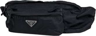 Prada Black Nero Nylon Fanny Pack Sling Bag (Pre-Owned)