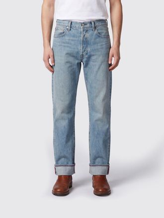 Junya Watanabe Straight Fit 5-Pocket Denim Jeans with Mid-Rise Waist