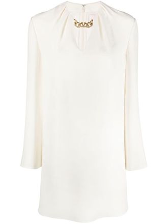 Valentino Garavani VLogo Chain jurk - Wit