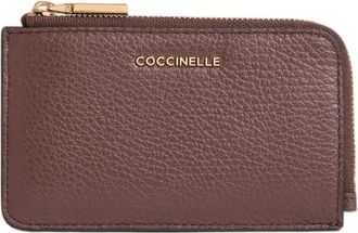 Coccinelle Mavery Pocket Wallet - Dames - Portefeuilles - Roze - ONE Size - Katoen - Accessoires