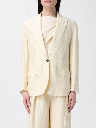 Tela Linen Blend Single-Breasted Blazer