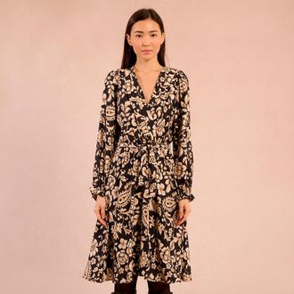 Molly Bracken Wikkeljurk, bloemenprint