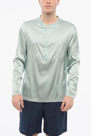 Tom Ford Top Pigiama A Maniche Lunghe Con Bottoni Tom Ford