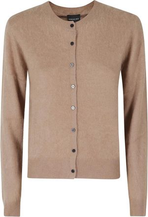 Birgitte Herskind Roselle Knit Cardigan - Knitwear - Mujer - Marr&oacute;n - M