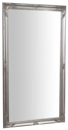 Biscottini International Biscottini - Espejo De Colgar Vertical/horizontal 72x4x132 Cm Con Efecto Plata Envejecido