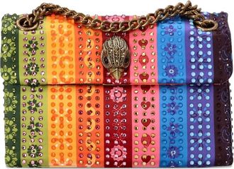 Kurt Geiger Borsa a tracolla con cristalli - Rosa