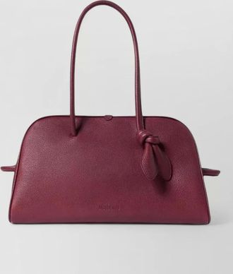 Jacquemus le bisou leather shoulder bag
