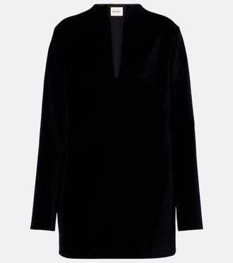 Khaite Abito corto Aleena in velluto