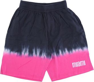 Mitchell & Ness Miami Heat Tie Dye Basketball Shorts - Heren - Fitness - Blauw - XL - Katoen - Fitness