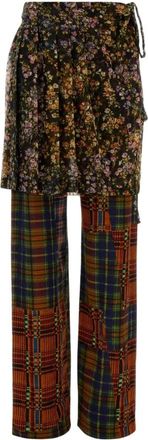 Dries Van Noten Prittina Pant - Dames - Wijde Broeken - Veelkleurig - S - Broeken