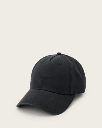 AllSaints Cotton Haven Embroidered Logo Baseball Cap, Size: One Size