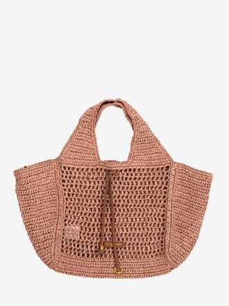 Gianni Chiarini Borsa Nefeli in crochet blush