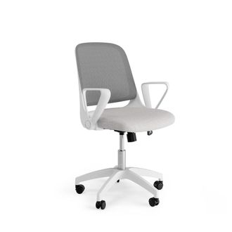 Koketto Home Silla de escritorio regulable en gris