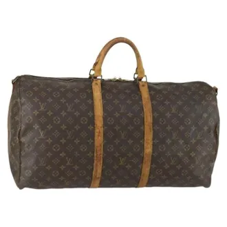Louis Vuitton Pre-owned Weekend Bags, female, Brown, Size: ONE SIZE Pre-owned Weekend Bag