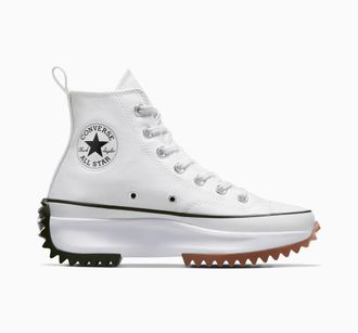 Converse Sneaker CONVERSE RUN STAR HIKE CANVAS PLATFORM, Damen, Gr. 38,5, weiss (wei&szlig;, schwarz, gum), Textil, Schuhe Sneaker