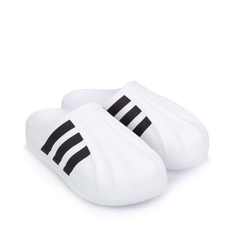 adidas Originals ADIDAS Originals Mens adiFOM Superstar Mule Shoes in White Black - Black & Silver - Size UK 5