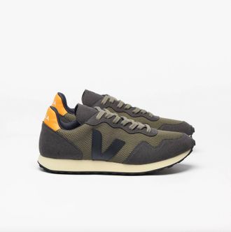 Veja Mens Sdu Rec Alveomesh Sneakers In Kaki/black/ouro
