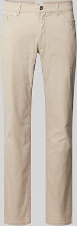 Brax Brax Hose mit Eingrifftaschen Modell Cadiz in Beige, Gr&ouml;&szlig;e 32/32