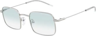 A|X Armani Exchange AX2055S 60453F Womens Sunglasses Silver Size 46