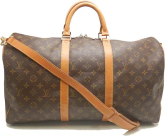 Louis Vuitton Brown Monogram Boston Bag (Pre-Owned)
