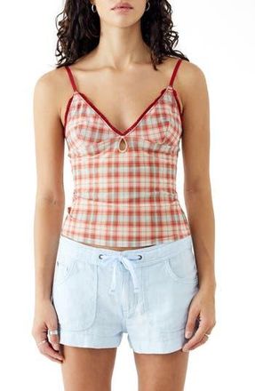 BDG Five Pocket Linen & Cotton Drawstring Shorts in Pale Blue at Nordstrom Rack, Size X-Small