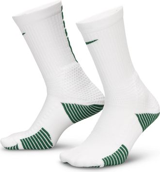 Nike Unisex Elite 2.0 Cushioned Crew Socks (1 Pair) in White | HM0285-104
