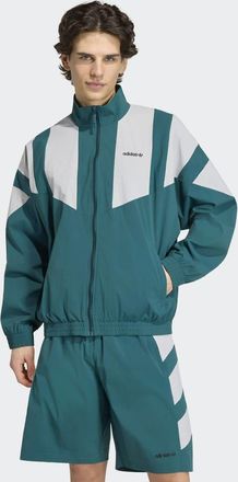 adidas Originals Blocked - Top sportivo verde intenso