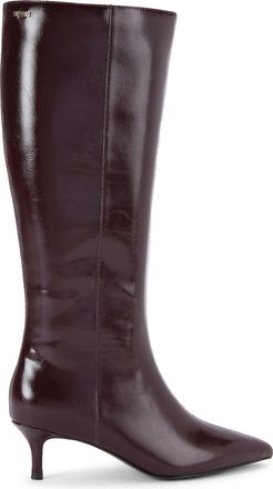 Carvela Womens Aria Knee Boots - Wine - Size UK 8