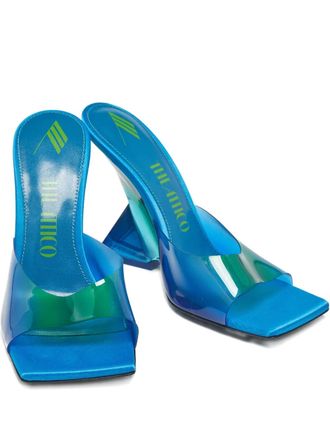 The Attico Cheope square toe sandals - Blue